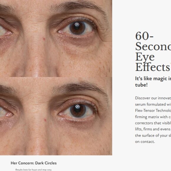 2 - Westmore Beauty 60 Sec Eye Effects Tinted MED Firming Gel 10ml/.33oz SEALED - Picture 5 of 6